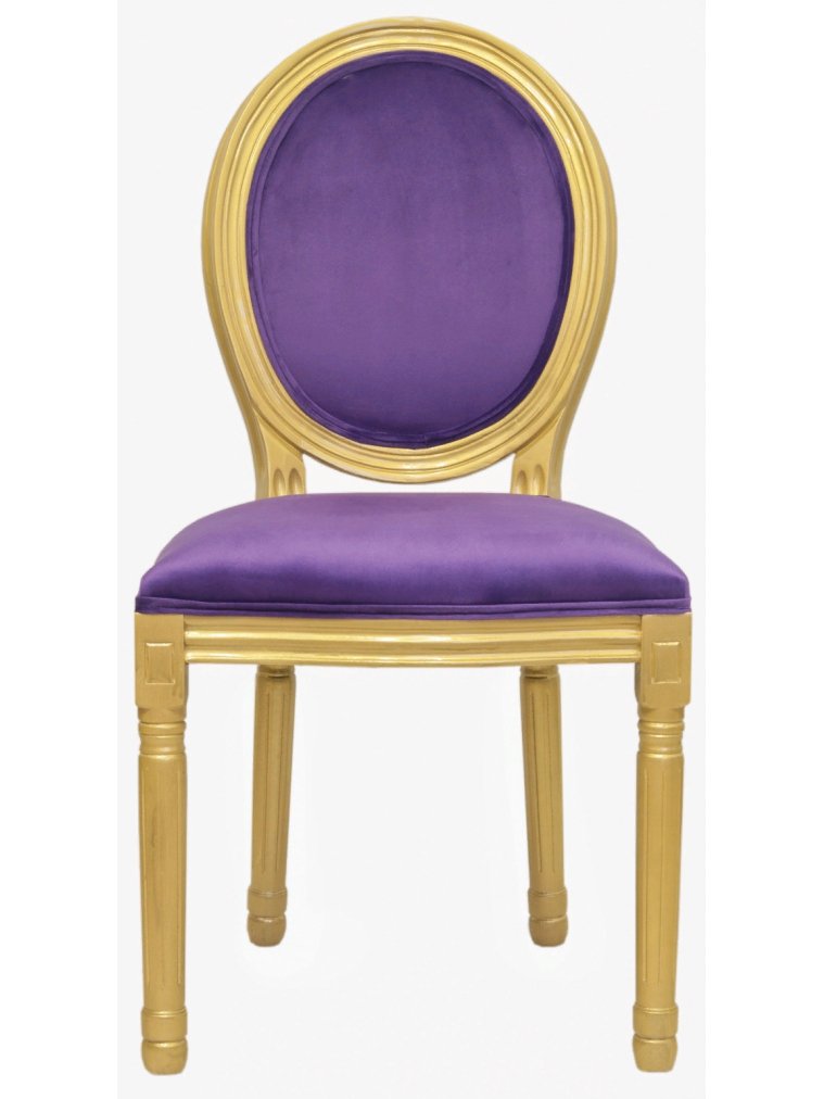 Стул деревянный Volker violet gold