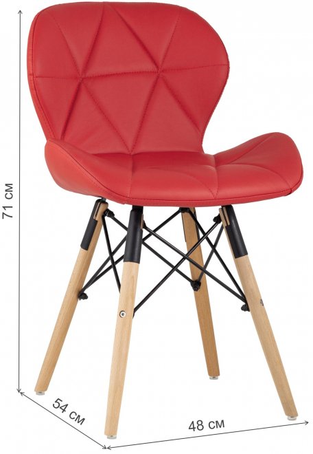 Стул Доминика красный