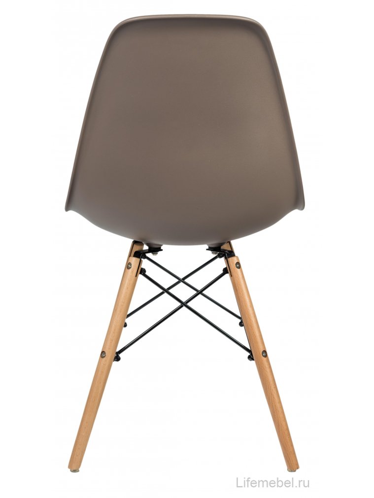 Стул Hames темно-серый / деревянный каркас