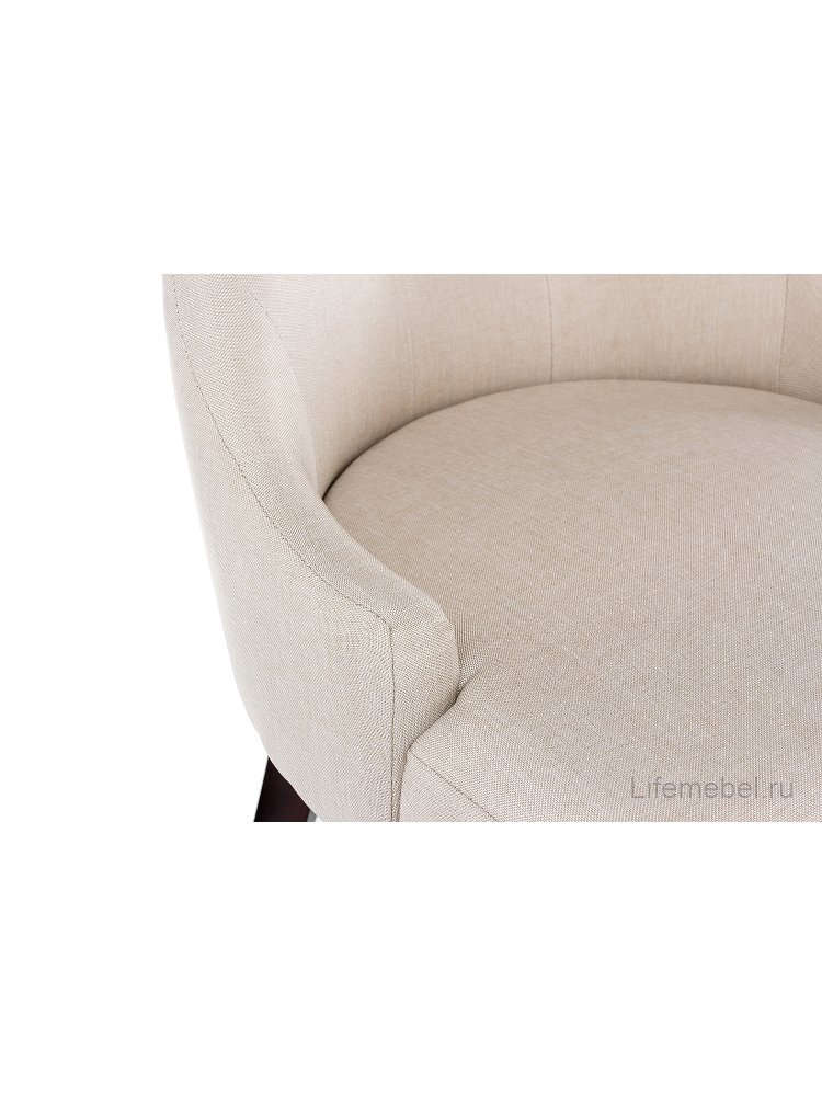 Стул Elegance dark walnut / fabric cream