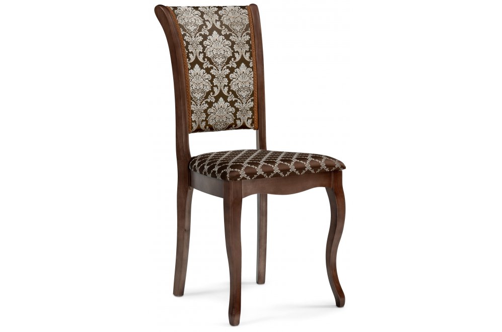 Деревянный стул Фабиано орех / шоколад комби