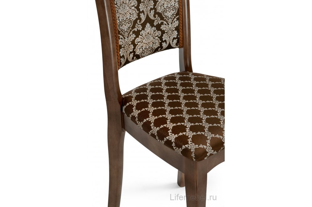 Деревянный стул Фабиано орех / шоколад комби