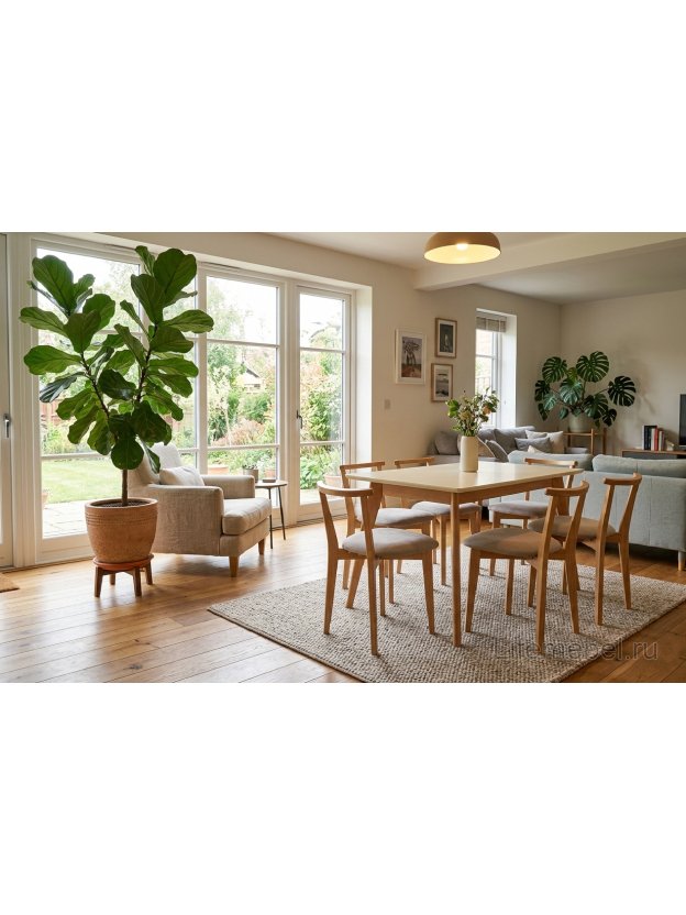 Деревянный стул Франк натуральное дерево / бежевый