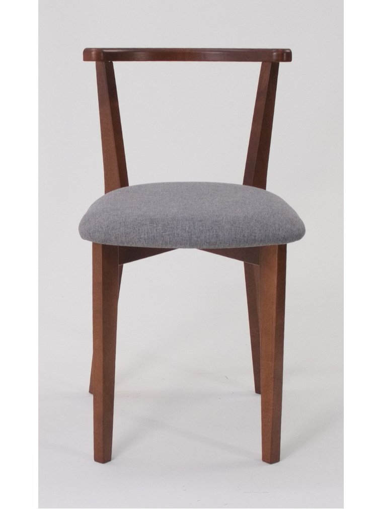Деревянный стул Франк орех серый