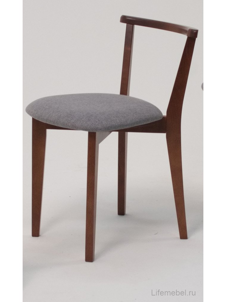 Деревянный стул Франк орех серый