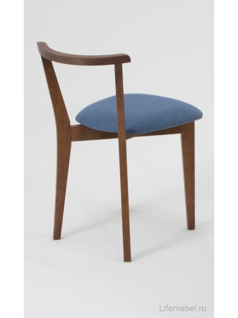 Деревянный стул Франк орех синий