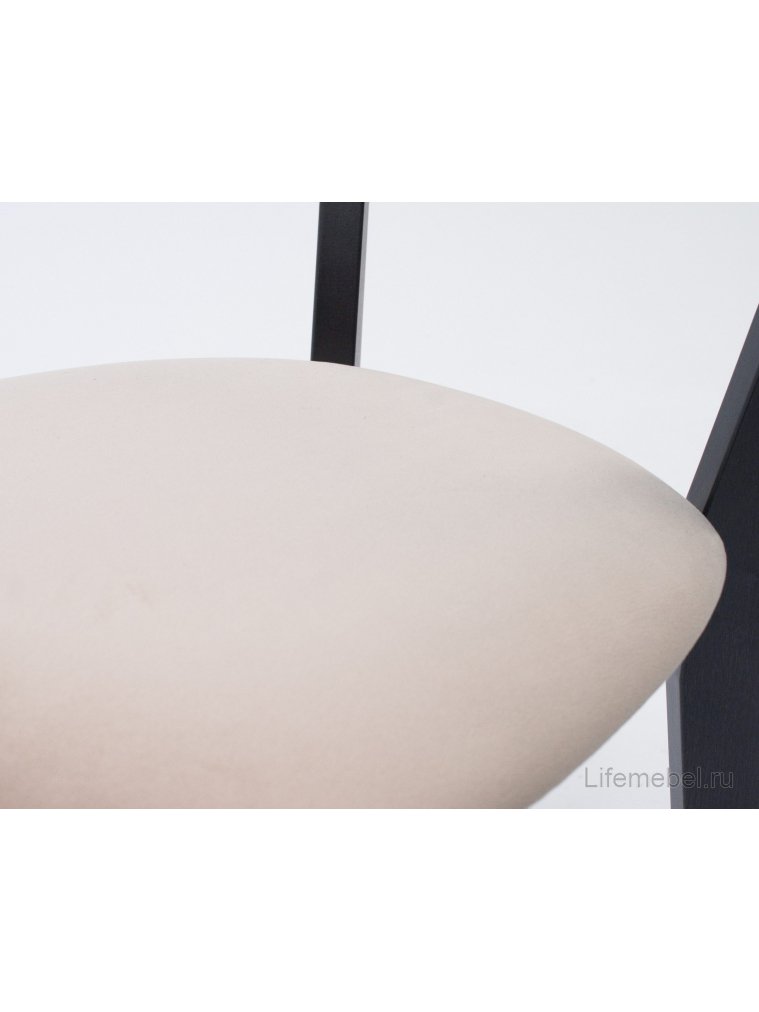 Деревянный стул Франк ПМ черный / бежевый