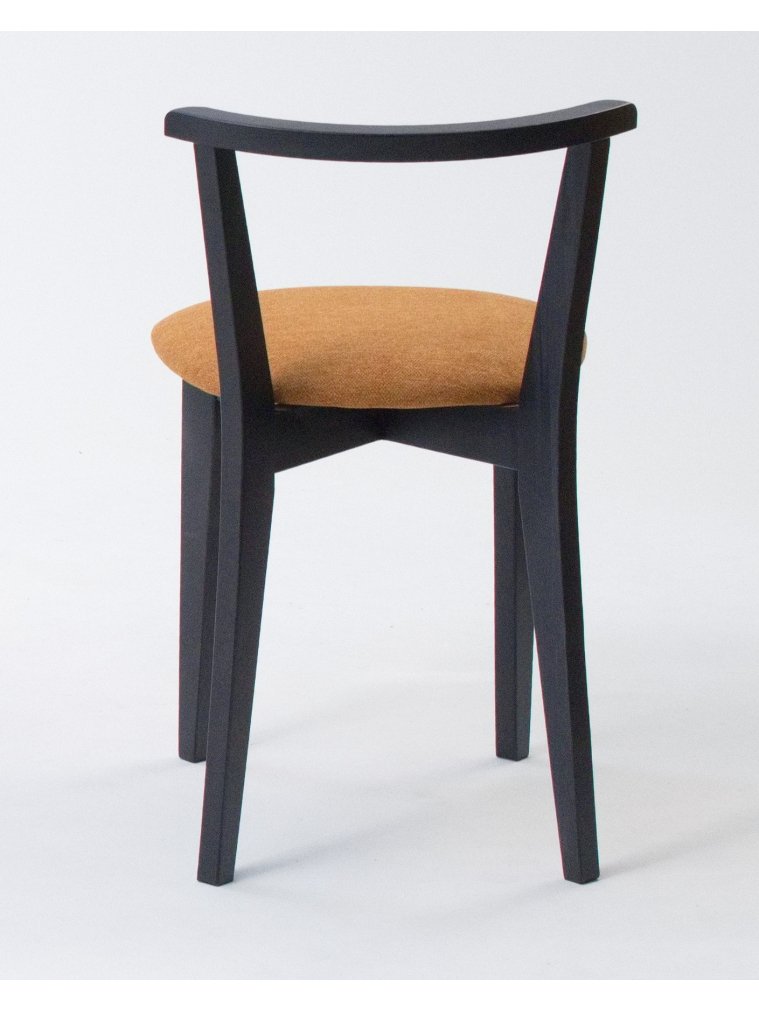 Деревянный стул Франк ПМ черный / карри
