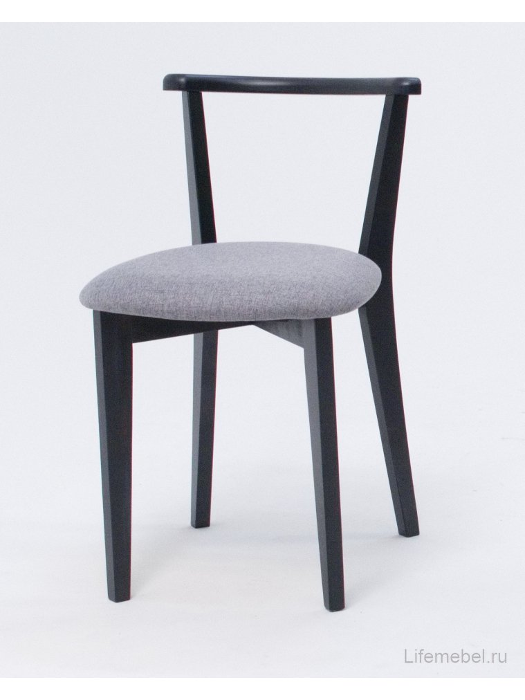 Деревянный стул Франк ПМ черный / серый