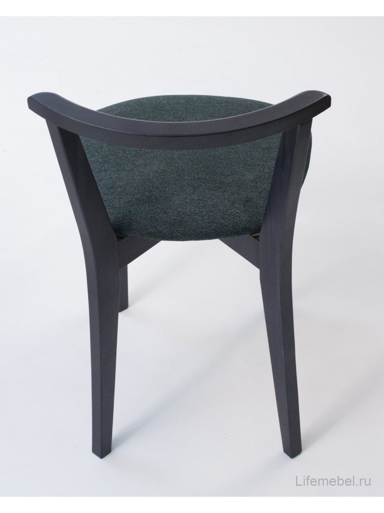 Деревянный стул Франк ПМ черный / зеленый