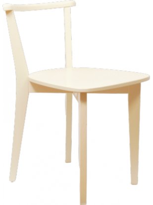 Деревянный стул Франк Ж слоновая кость