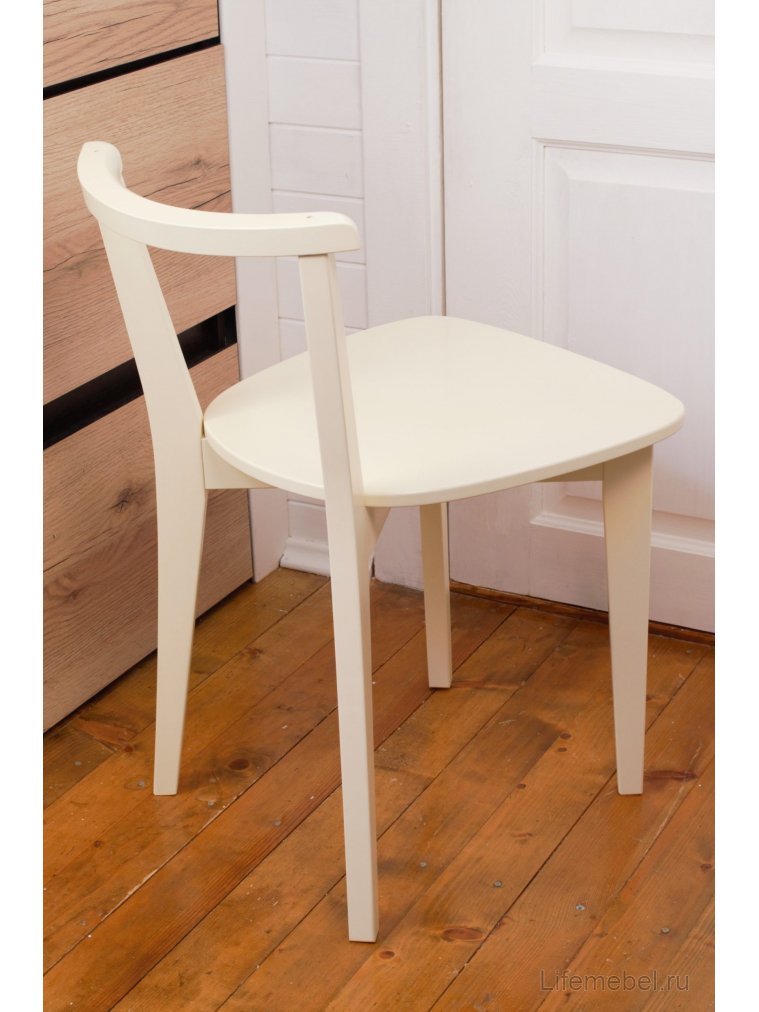 Деревянный стул Франк Ж слоновая кость