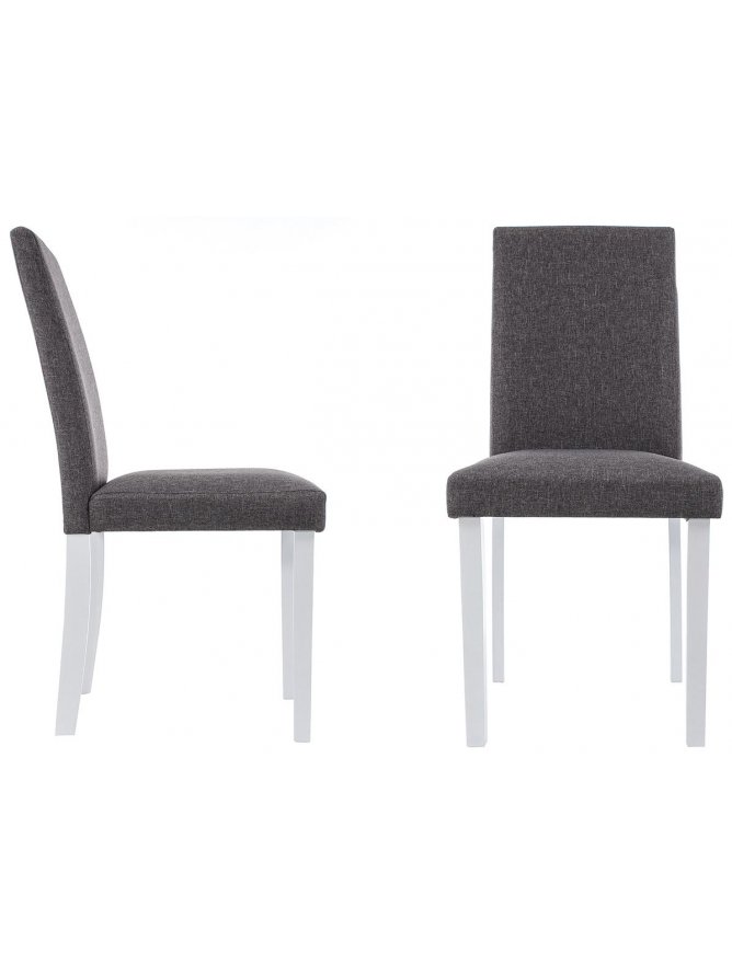 Стул Gross white / dark grey