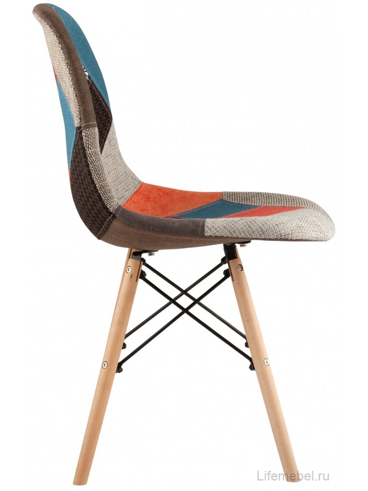Деревянный стул Hames пэчворк