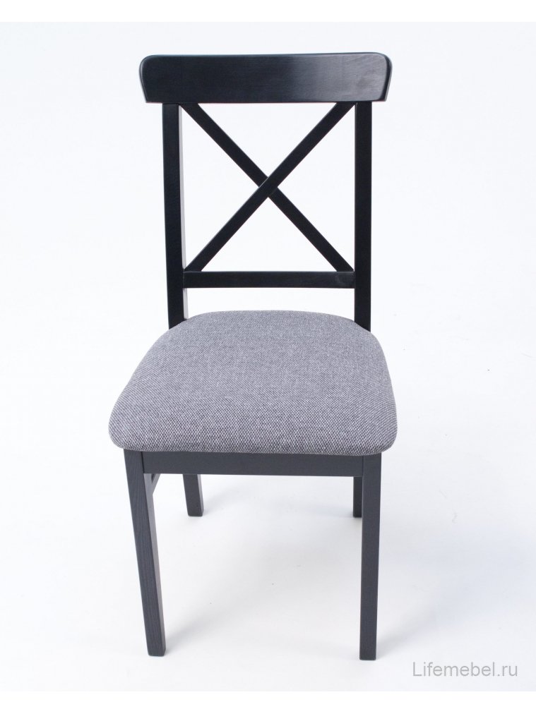Деревянный стул Ингольф ПМ черный / графит