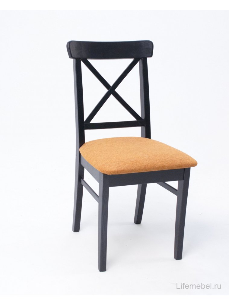 Деревянный стул Ингольф ПМ черный / карри
