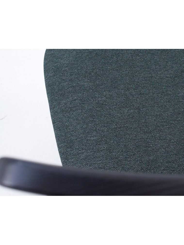 Деревянный стул Ингольф ПМ черный / зеленый