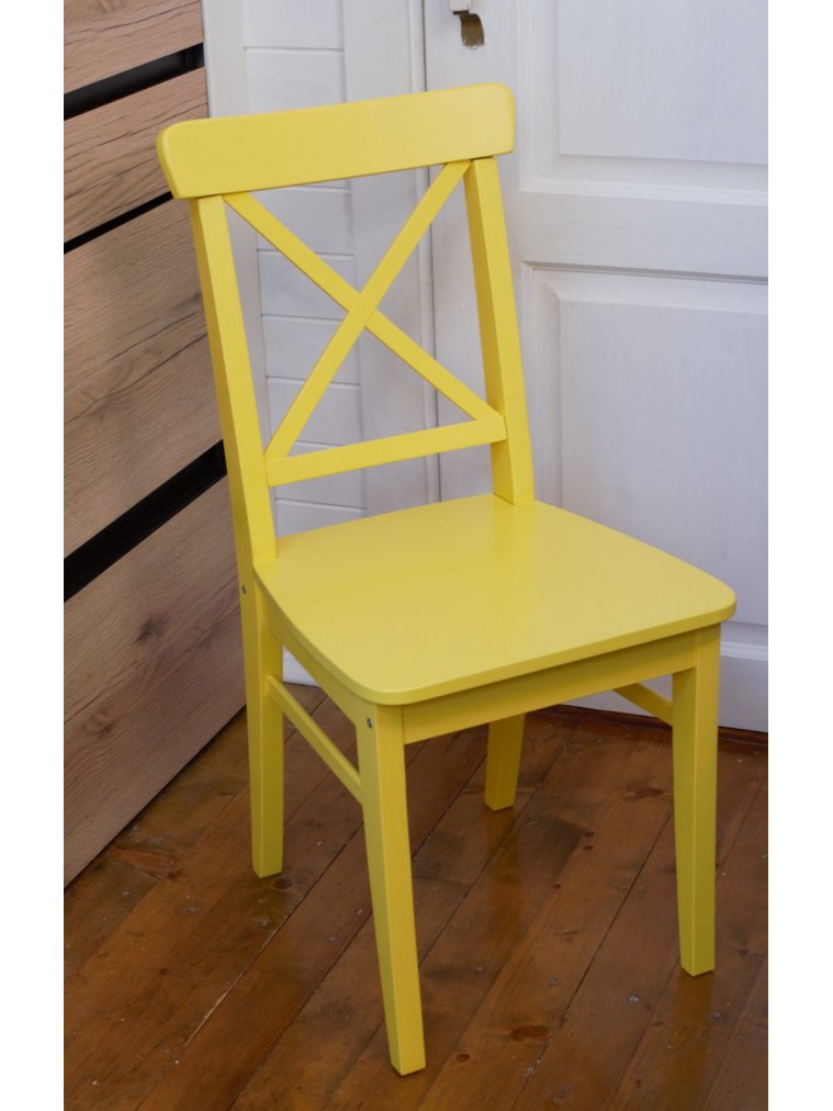 Деревянный стул Ингольф Ж желтый