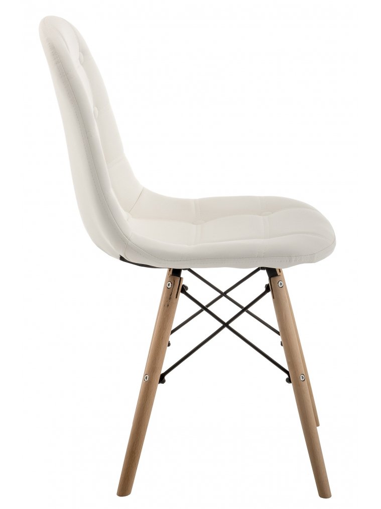Деревянный стул Kvadro белый