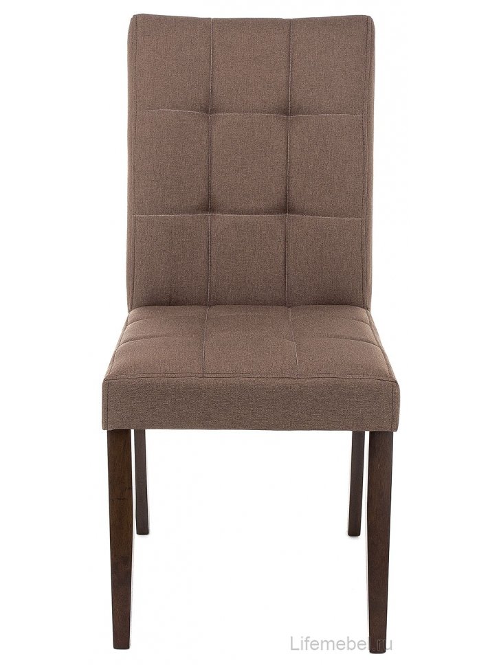 Стул Madina dark walnut / fabric brown