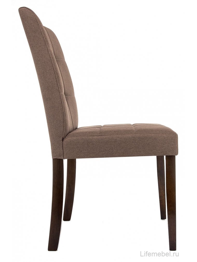 Стул Madina dark walnut / fabric brown