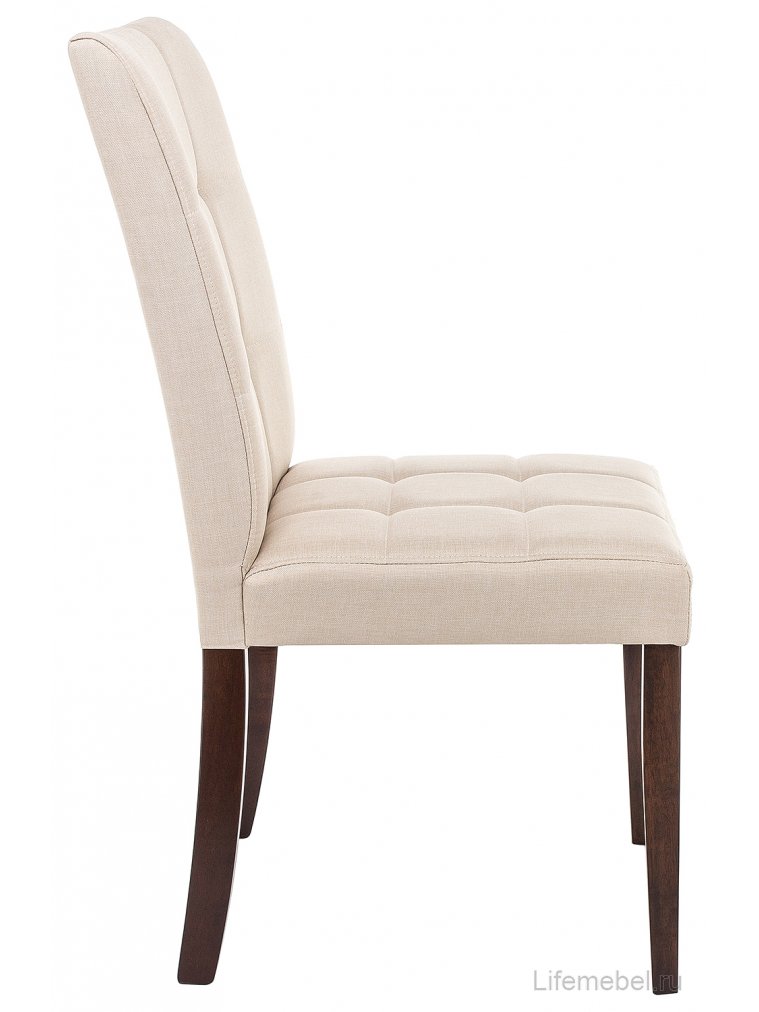 Стул Madina dark walnut / fabric cream