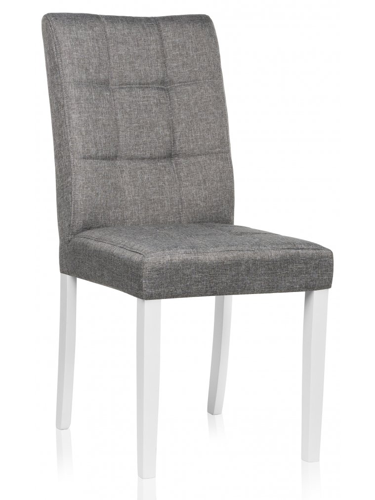 Стул Madina white / fabric pebble