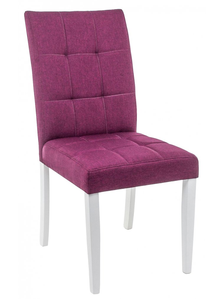 Стул Madina white / fabric purple