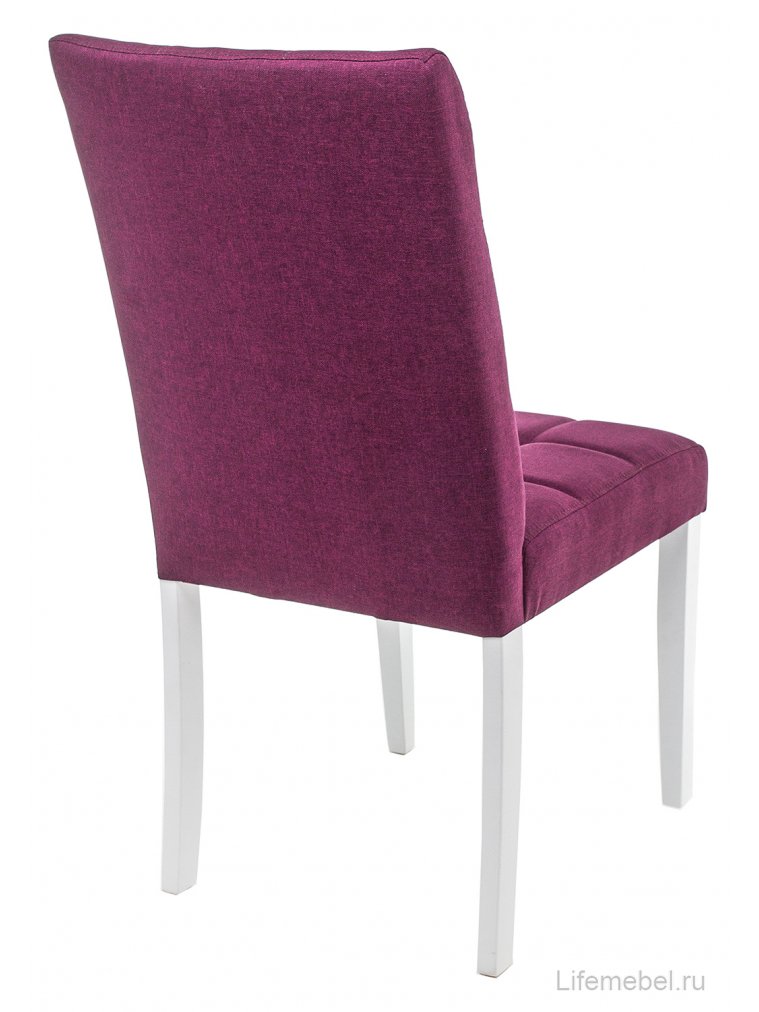 Стул Madina white / fabric purple