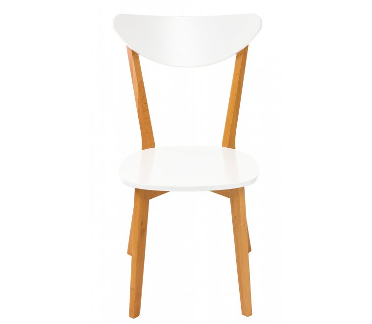 Стул Макси белый / натуральный