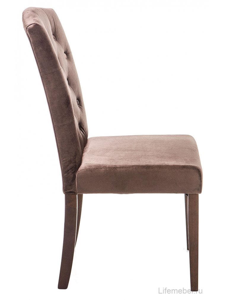 Стул Menson dark walnut / fabric brown