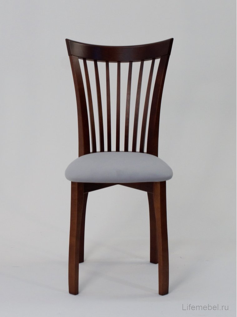 Деревянный стул Миранда орех / серый