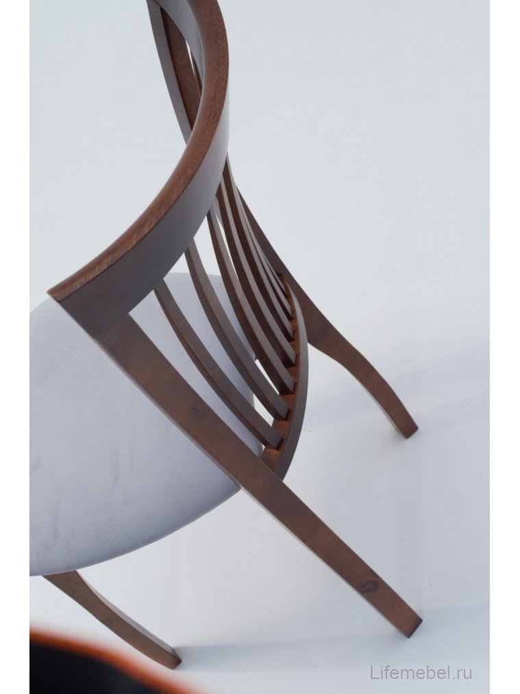 Деревянный стул Миранда орех / серый
