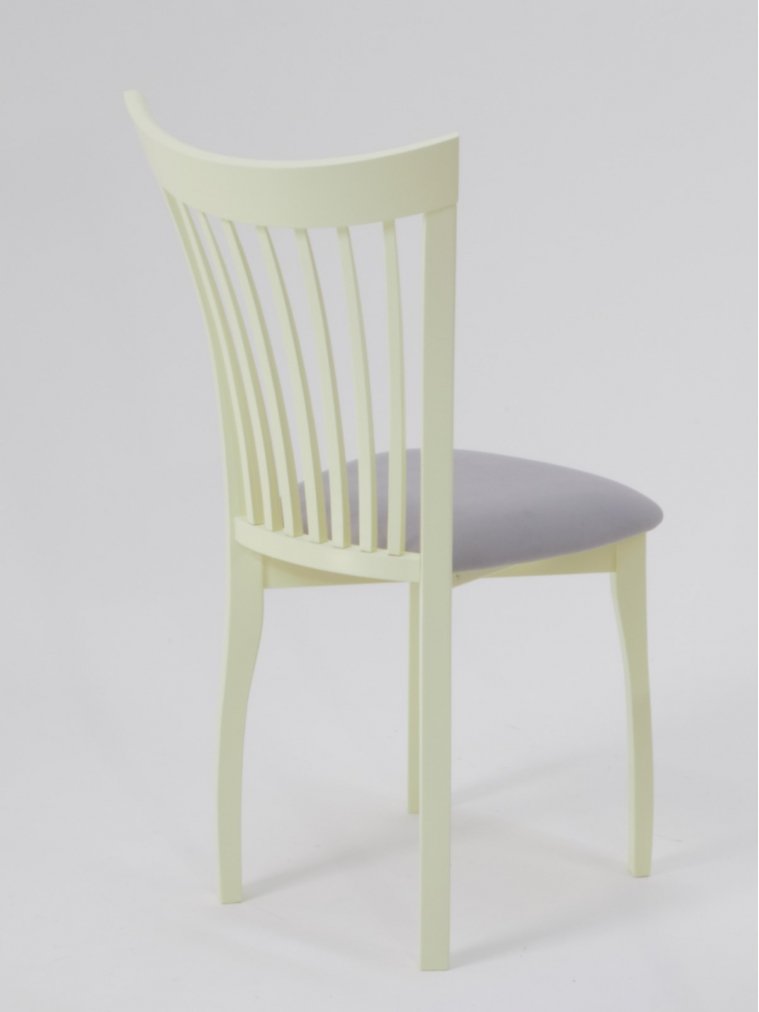 Деревянный стул Миранда слоновая кость / серый