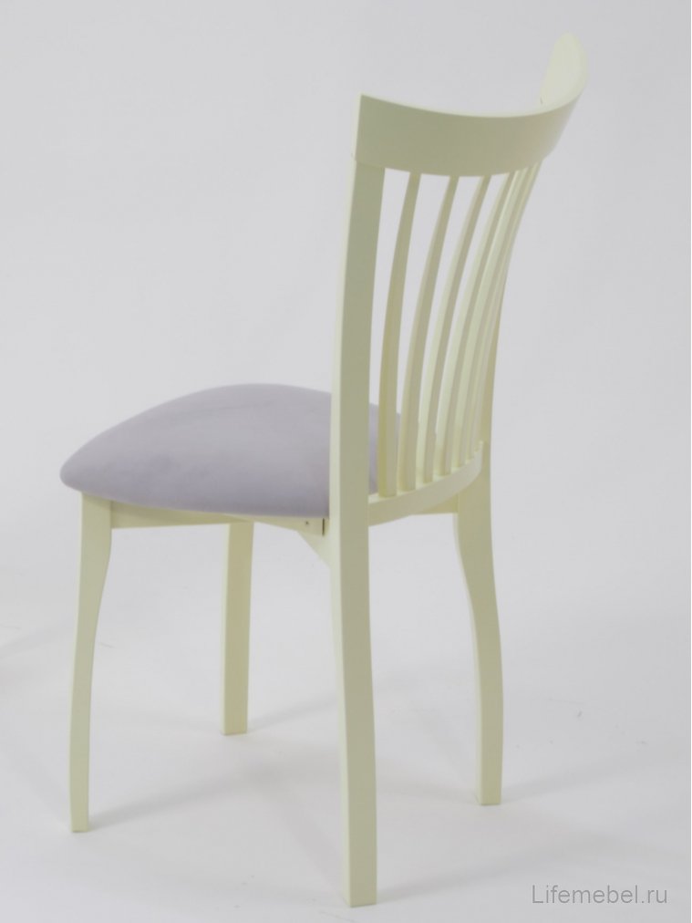 Деревянный стул Миранда слоновая кость / серый