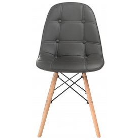 Деревянный стул Kvadro серый