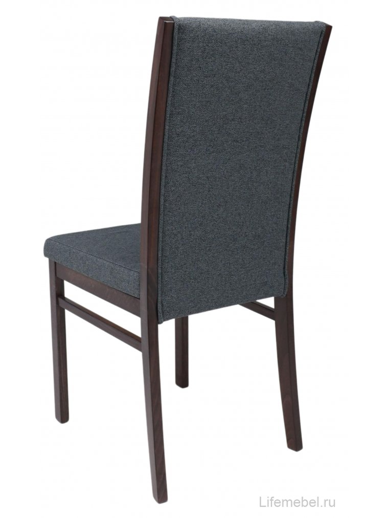 Деревянный стул Норд стальной голубой