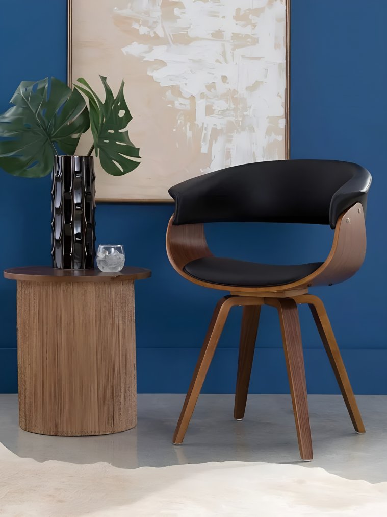 Стул Synchrony черный / коричневый