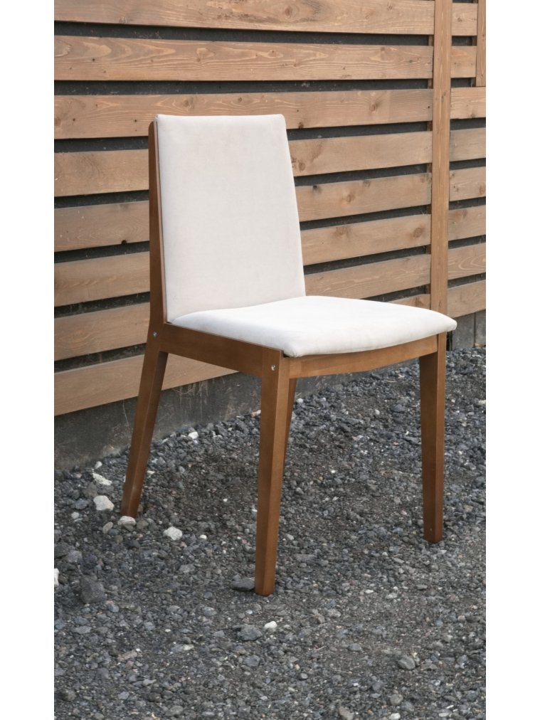 Деревянный стул Твит орех / бежевый