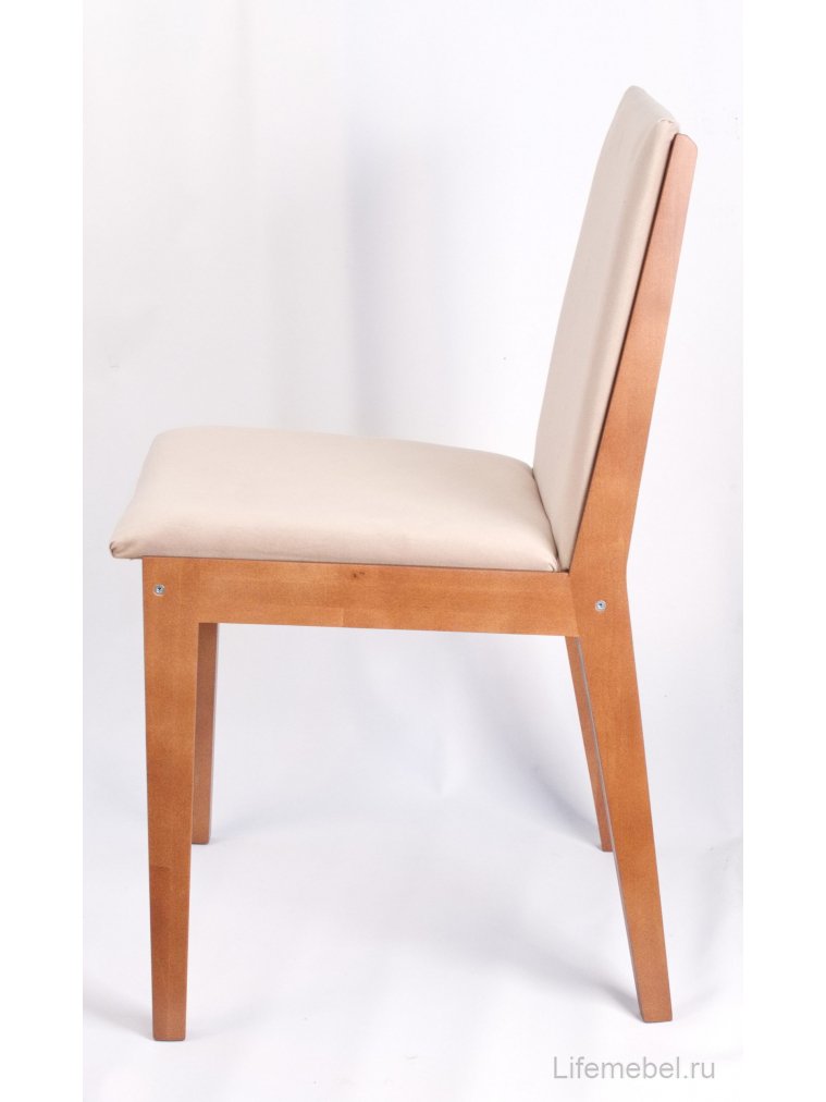Деревянный стул Твит орех / бежевый
