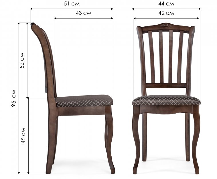 Стул Виньетта коричневый