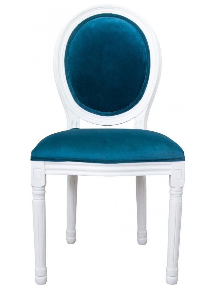 Деревянный стул Volker 5KS24501-BW blue / white