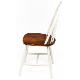 Стул CIVIC Windsor dark oak / antigue white