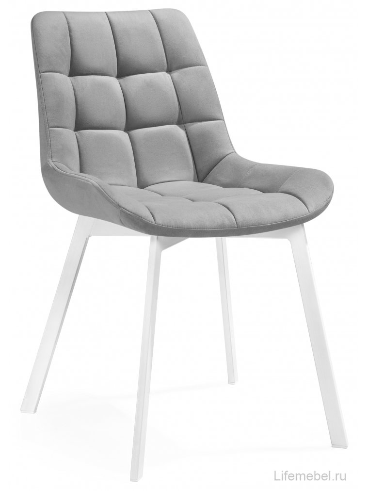 Комплект стульев крутящихся Форт 4 шт светло-серый (hl 63) / 1ПРУ белый каркас