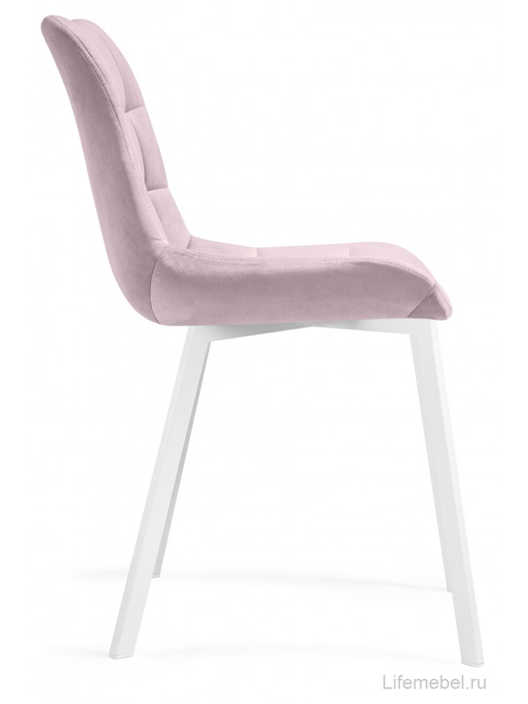 Комплект стульев Форт 4 шт розовый (hl 41) / 1П белый каркас