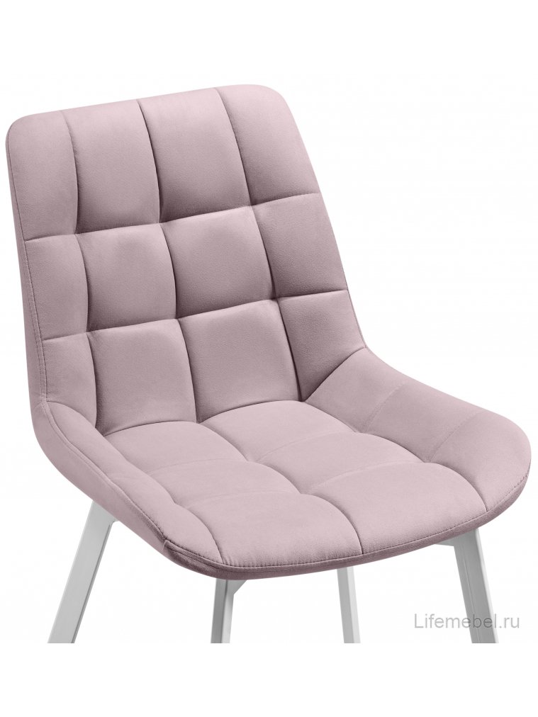 Комплект стульев крутящихся Форт 4 шт розовый / белый