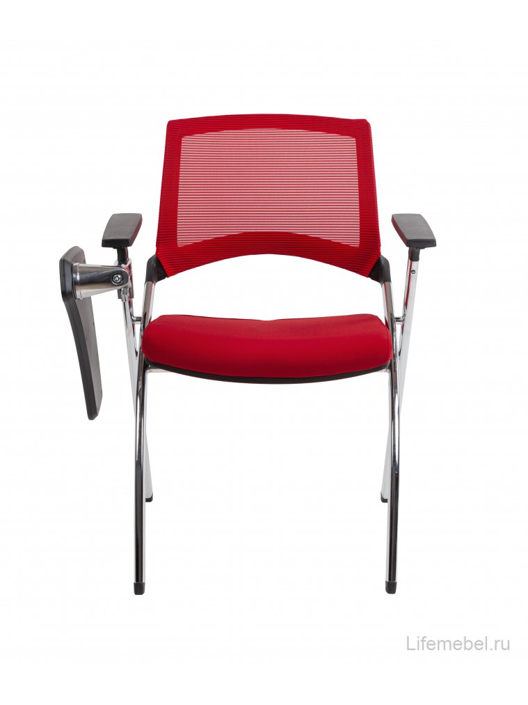 Комплект офисных кресел Chairman CH890 c пюпитром красный / 2 шт