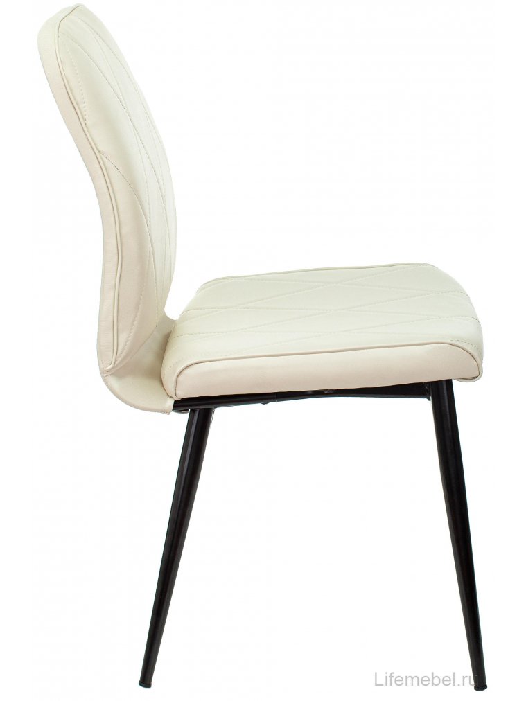 Комплект стульев Бюрократ KF-3_2 экокожа слоновая кость Orion-10 / черный