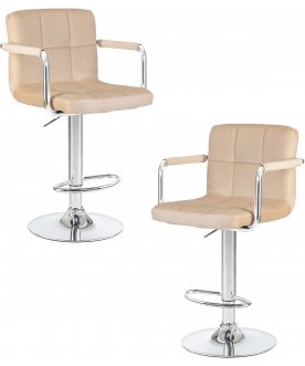 Комплект стульев Kruger Arm бежевый