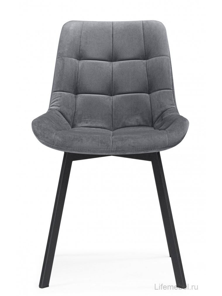 Комплект стульев крутящихся Форт 4 шт темно-серый / черный